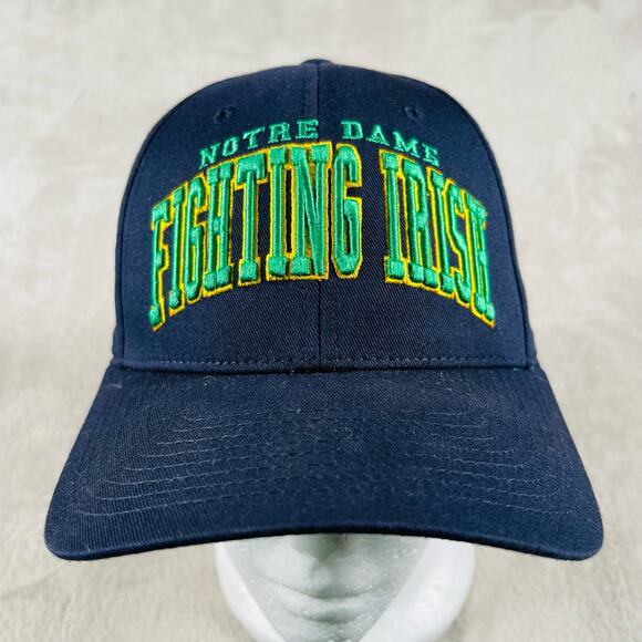 Notre Dame Fighting Irish Hat Cap Men's OSFM Blue Zephyr Snapback Football NCAA - Picture 1 of 7